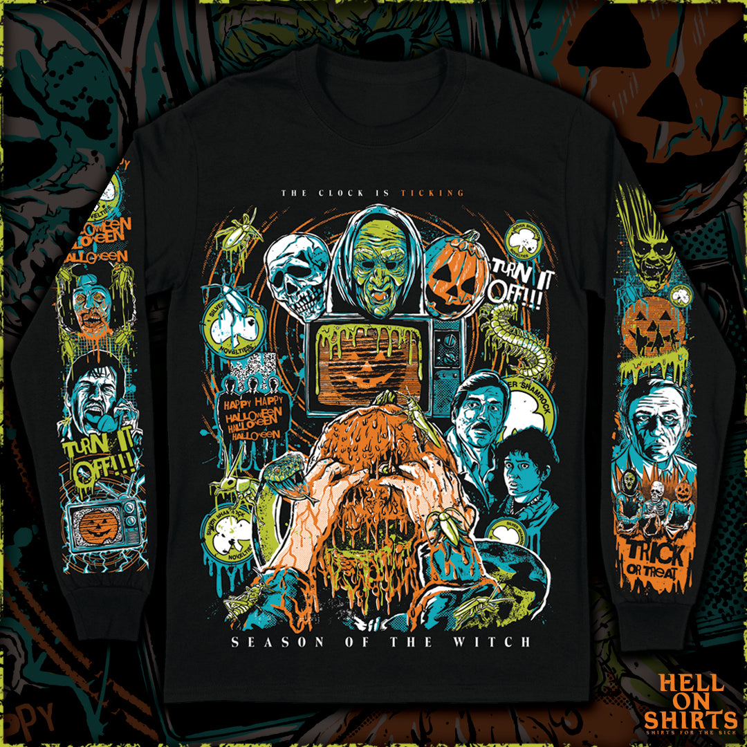 "TURN IT OFF" LONG SLEEVE T-SHIRT – HELL ON SHIRTS