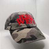 "JESUS WEPT" DAD CAP CAMO