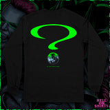 RIDDLE ME THIS "BIG BLACK BAT" LONGSLEEVE T-SHIRT PRE ORDER