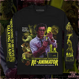 RE-ANIMATOR "CAT DEAD DETAILS LATER" LONGSLEEVE T-SHIRT