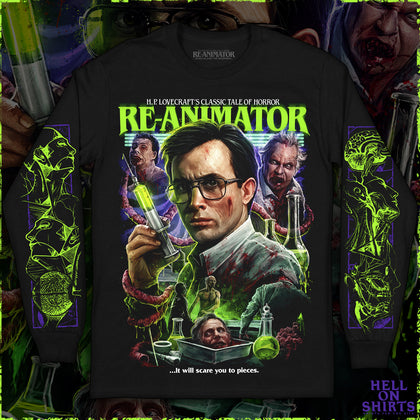 RE-ANIMATOR "MR WEST" LONGSLEEVE T-SHIRT