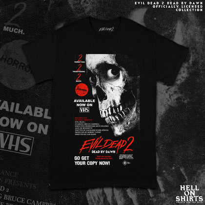 EVIL DEAD 2 "VHS" SHORT SLEEVE T-SHIRT