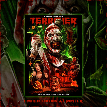 TERRIFIER "ART THE CLOWN" A3 POSTER