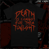 THE CROW "DEATH IS COMING" SHORT SLEEVE T-SHIRT